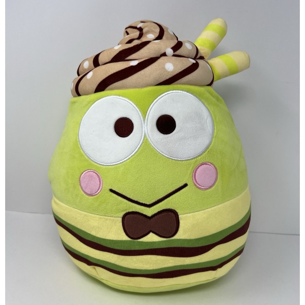 Hello Kitty & friends Keroppi Plush Frog Cupcake Stuffed Animal Pillow Toy 12"